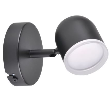 LED Zidna reflektorska svjetiljka RAWI LED/4,2W/230V crna