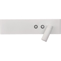 LED zidna reflektorska svjetiljka RESORT LED/10W/230V + LED/3W bijela desna