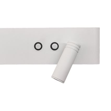 LED zidna reflektorska svjetiljka RESORT LED/10W/230V + LED/3W bijela desna