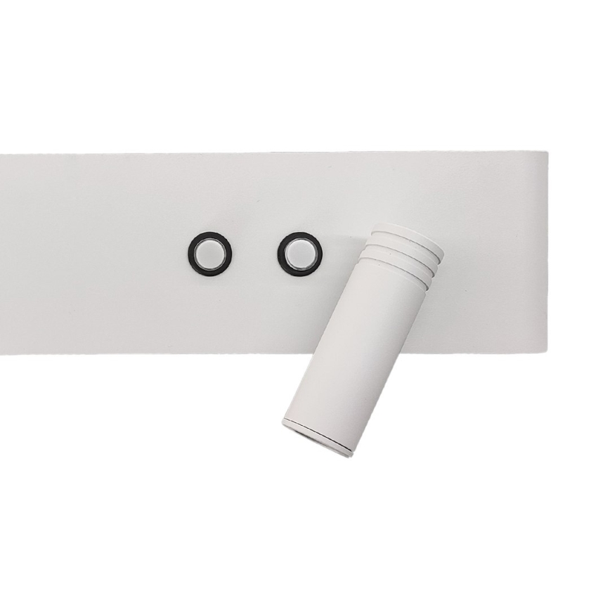 LED zidna reflektorska svjetiljka RESORT LED/10W/230V + LED/3W bijela desna