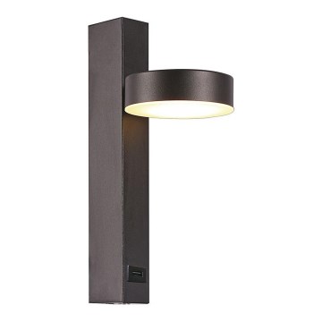 LED Zidna reflektorska svjetiljka s USB portom LED/8W/230V 3000K