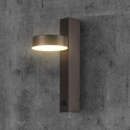 LED Zidna reflektorska svjetiljka s USB portom LED/8W/230V 3000K
