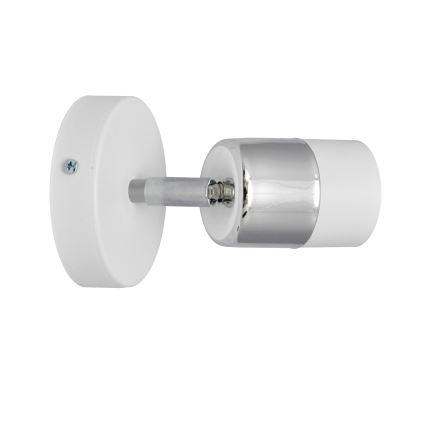 LED Zidna reflektorska svjetiljka TUBSSON 1xGU10/4,8W/230V bijela/sjajni krom