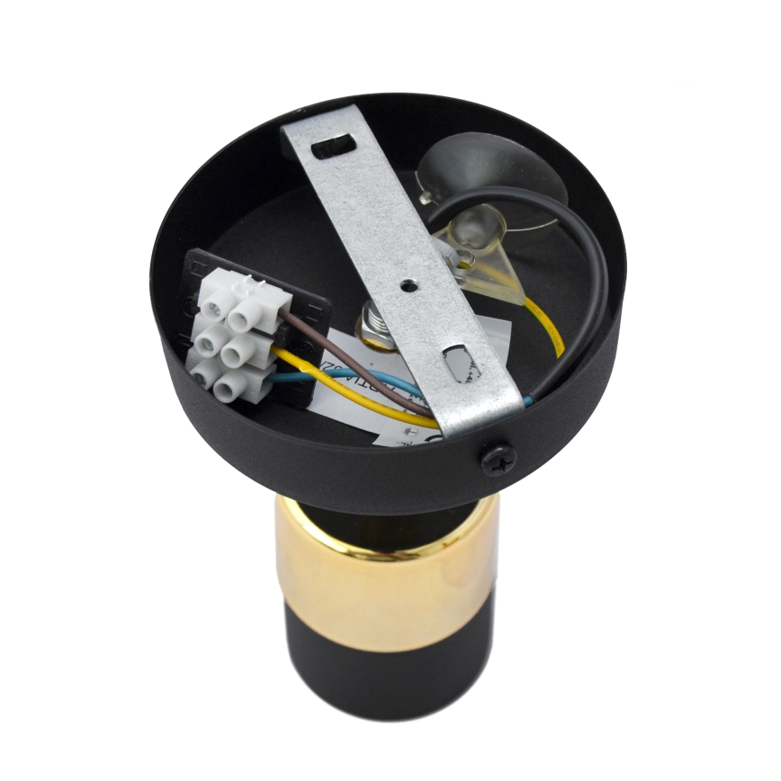 LED Zidna reflektorska svjetiljka TUBSSON 1xGU10/4,8W/230V crna/zlatna