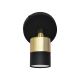 LED Zidna reflektorska svjetiljka TUBSSON 1xGU10/6,5W/230V crna/zlatna