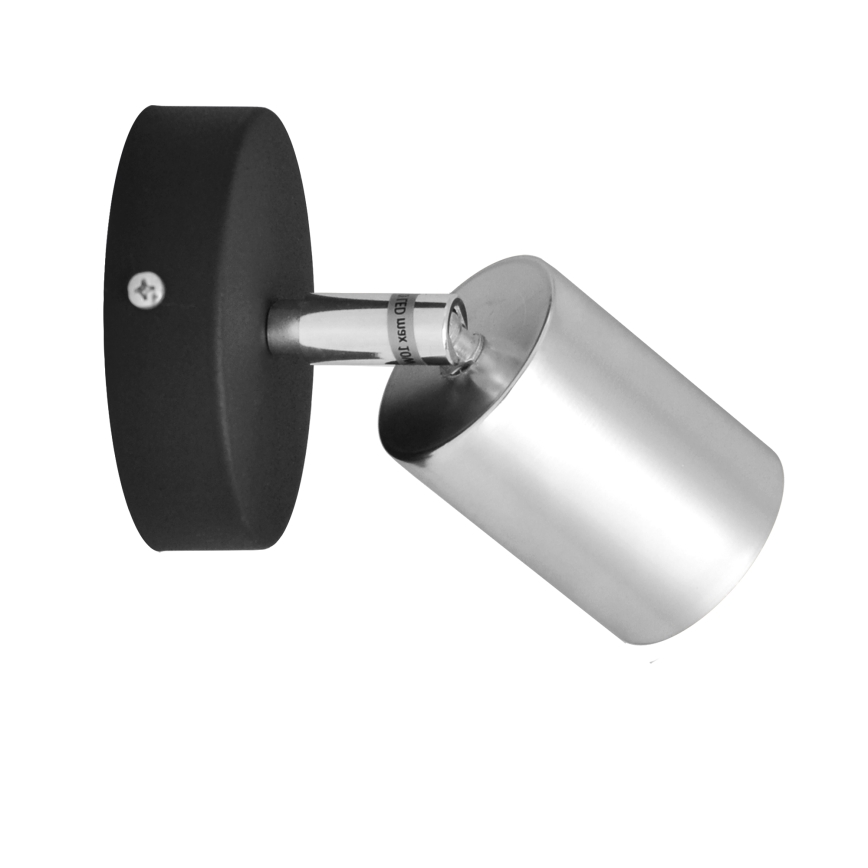 LED Zidna reflektorska svjetiljka TUNE 1xGU10/4,8W/230V mat krom/crna