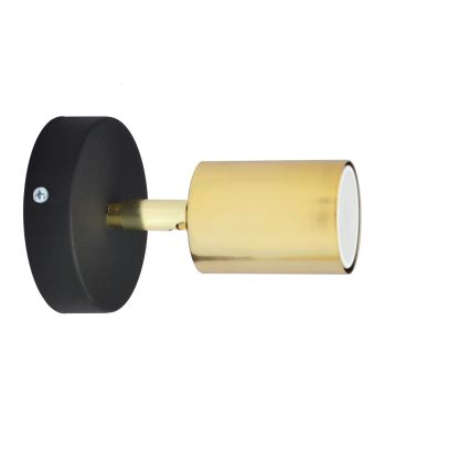 LED Zidna reflektorska svjetiljka TUNE 1xGU10/4,8W/230V zlatna/crna