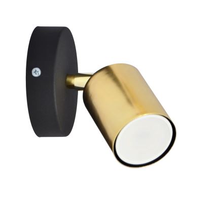 LED Zidna reflektorska svjetiljka TUNE 1xGU10/4,8W/230V zlatna/crna