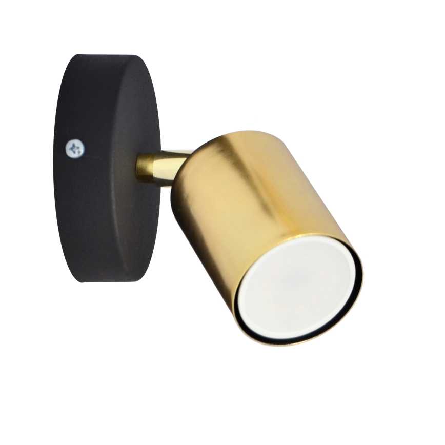 LED Zidna reflektorska svjetiljka TUNE 1xGU10/4,8W/230V zlatna/crna