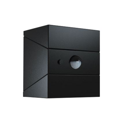 LED zidna solarna svjetiljka sa senzorom LED/2,5W/3,7V 3000/4000/6000K IP65 1200 mAh crna