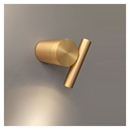 LED zidna spot svjetiljka s mogućnošću prigušivanja PLANET LED/4W/230V zlatna