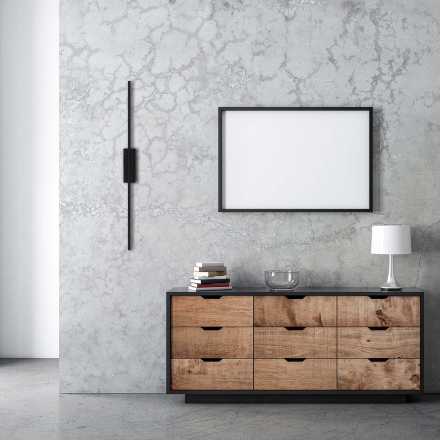 LED zidna svjetiljka AISHA LED/12W/230V 4000K crna