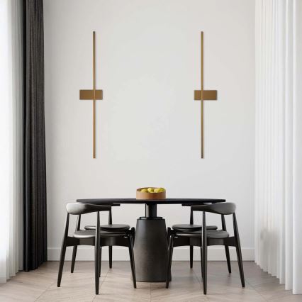 LED zidna svjetiljka AISHA LED/12W/230V 4000K zlatna