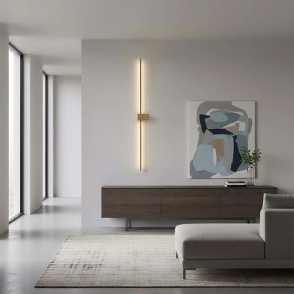 LED zidna svjetiljka AISHA LED/20W/230V 4000K 120 cm zlatna