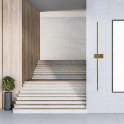 LED zidna svjetiljka AISHA LED/20W/230V 4000K 120 cm zlatna