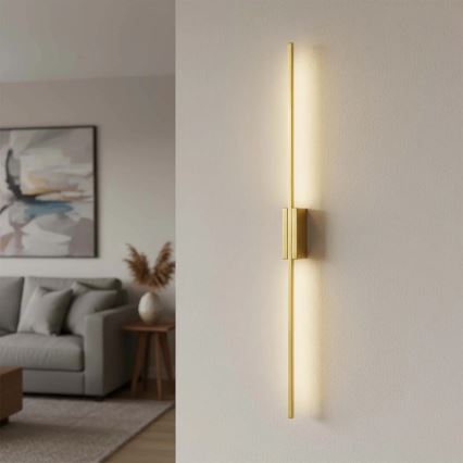 LED zidna svjetiljka AISHA LED/20W/230V 4000K 120 cm zlatna