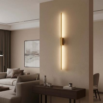 LED zidna svjetiljka AISHA LED/20W/230V 4000K 120 cm zlatna