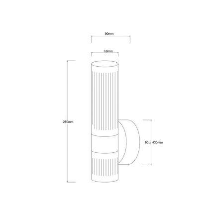 LED zidna svjetiljka AMBIENTE LED/6W/230V 3000/4000/6000K zlatna