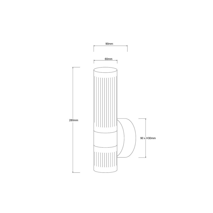 LED zidna svjetiljka AMBIENTE LED/6W/230V 3000/4000/6000K zlatna
