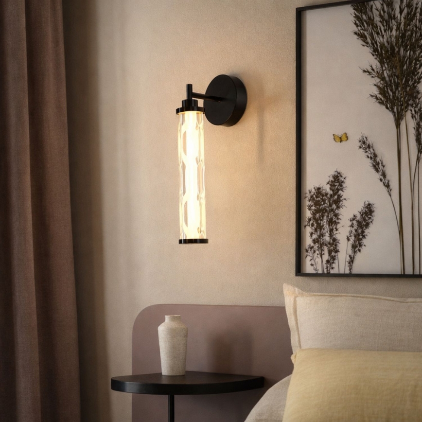 LED zidna svjetiljka CORTE LED/10W/230V crna