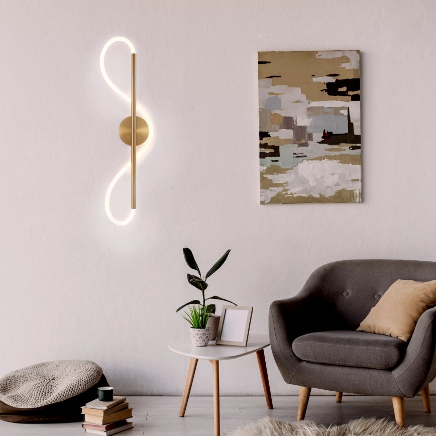 LED Zidna svjetiljka EMMA LED/19W/230V crna