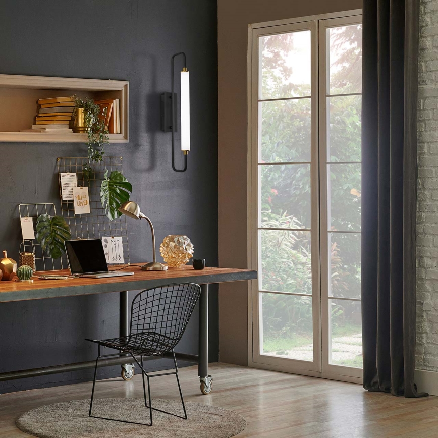 LED zidna svjetiljka FELICJA LED/14W/230V 4000K crna