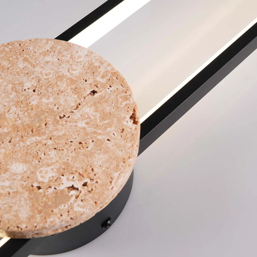 LED zidna svjetiljka FLORENTYNA LED/24W/230V 4000K crna/bež