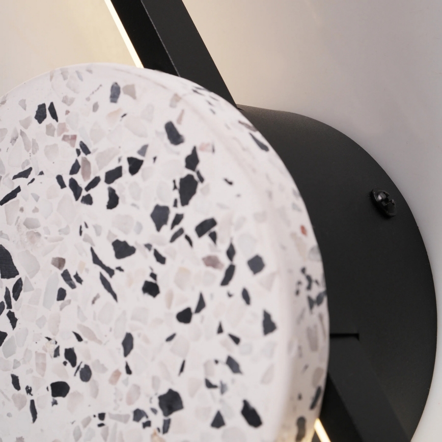 LED zidna svjetiljka FLORENTYNA LED/24W/230V 4000K crna/bijela