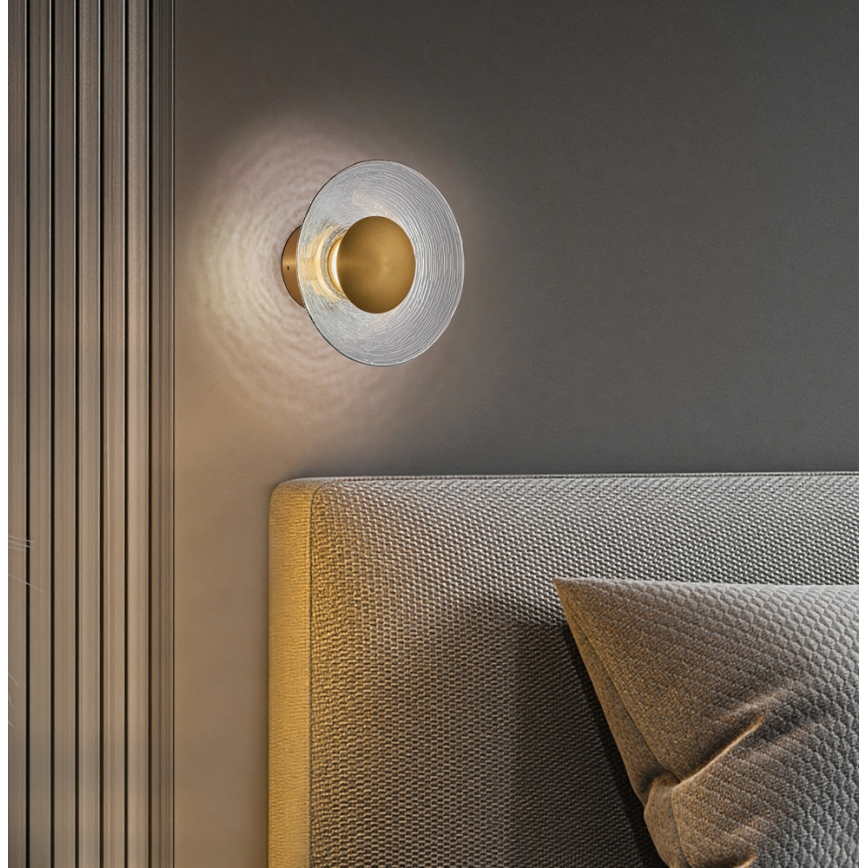 LED zidna svjetiljka GLAMOUR LED/9W/230V zlatna