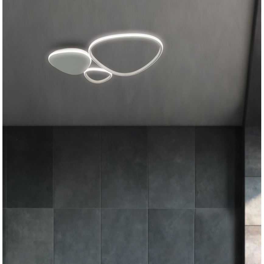 LED zidna svjetiljka HELIX LED/33W/230V siva
