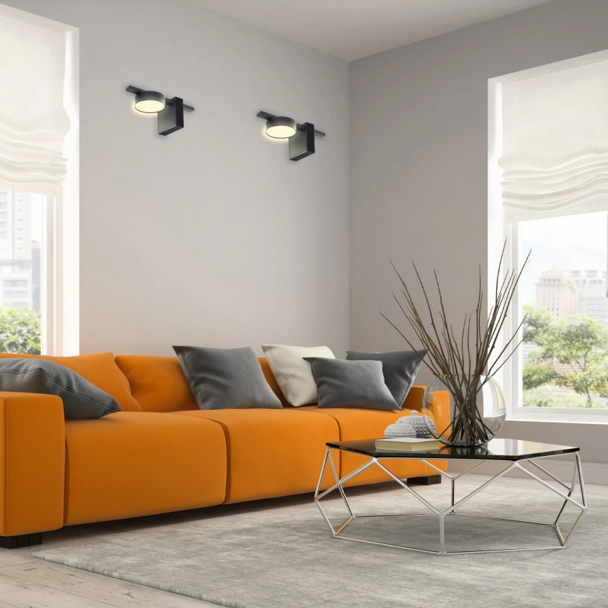 LED Zidna svjetiljka JOY 1xGX53/6W/230V crna