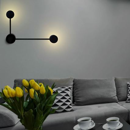 LED Zidna svjetiljka JOY 2xGX53/6W/230V crna