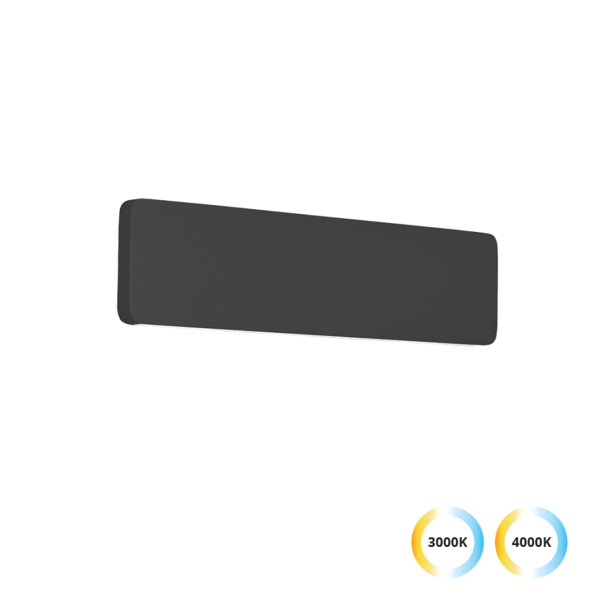 LED zidna svjetiljka KELDA LED/12W/230V 3000K/4000K crna