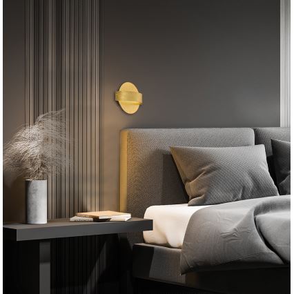 LED zidna svjetiljka KOBEN LED/11W/230V zlatna