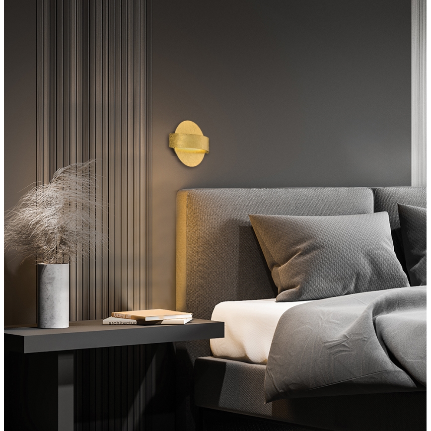 LED zidna svjetiljka KOBEN LED/11W/230V zlatna