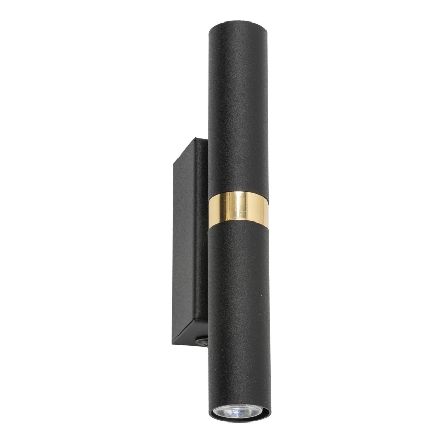 LED Zidna svjetiljka LAGOS 2xG9/3W/230V 4000K crna/zlatna