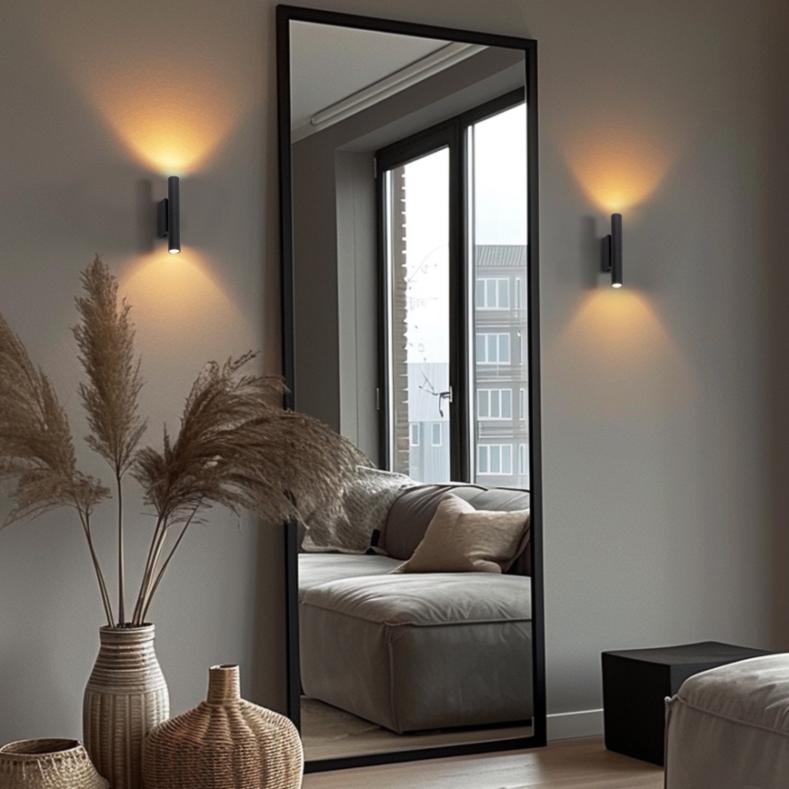 LED Zidna svjetiljka LAGOS 2xG9/3W/230V 4000K crna