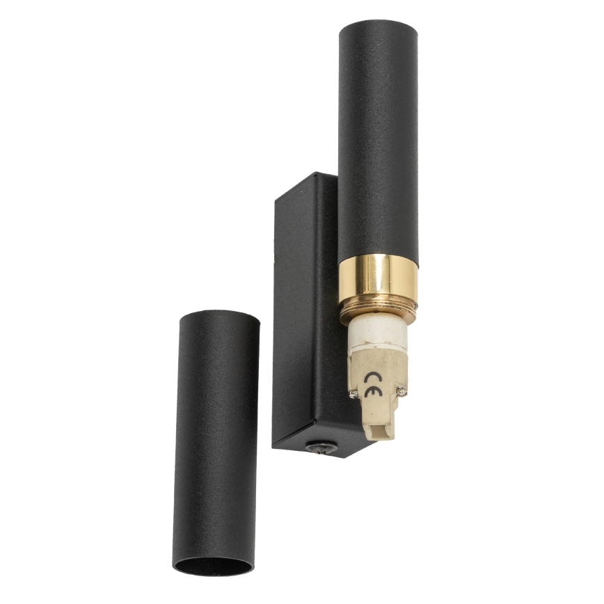 LED Zidna svjetiljka LAGOS 2xG9/3W/230V 4000K crna/zlatna