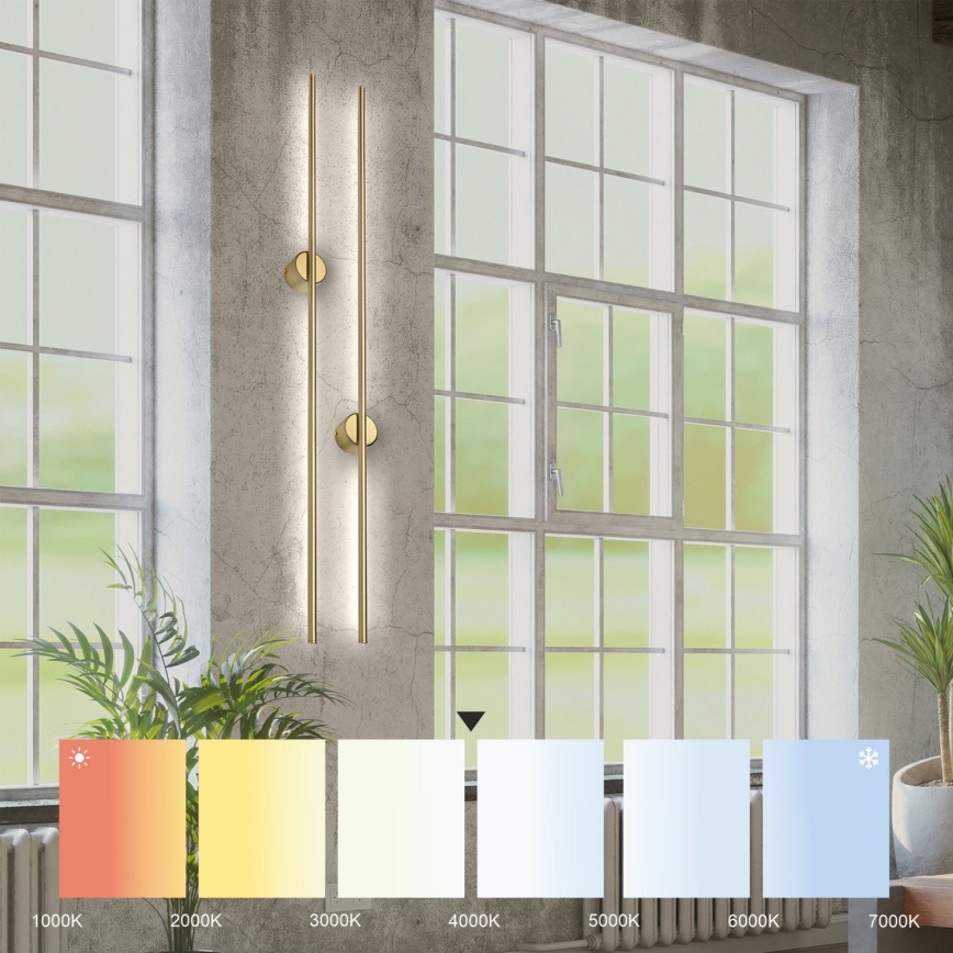 LED zidna svjetiljka LANA LED/12W/230V 4000K mat zlatna