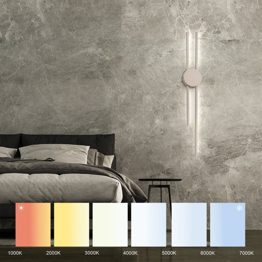 LED zidna svjetiljka LANA LED/15W/230V 4000K bež