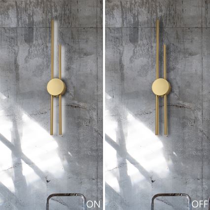 LED zidna svjetiljka LANA LED/15W/230V 4000K matna zlatna