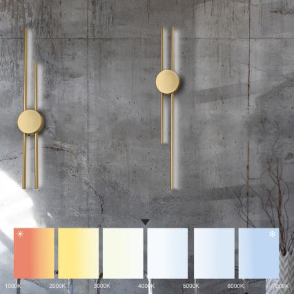 LED zidna svjetiljka LANA LED/15W/230V 4000K matna zlatna