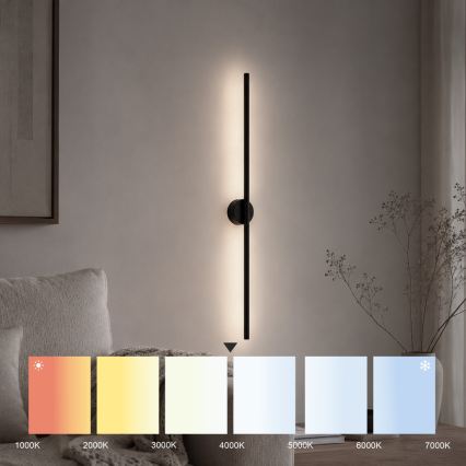 LED zidna svjetiljka LANA LED/7W/230V 4000K crna