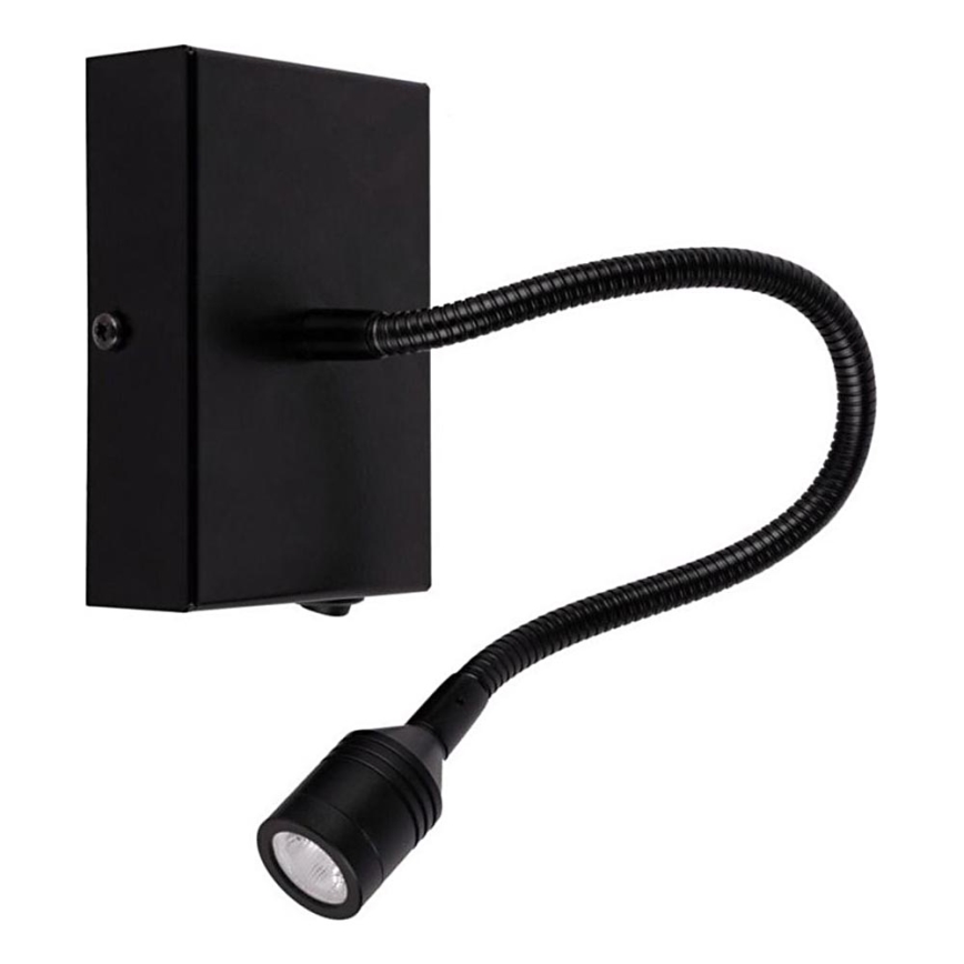 LED Zidna svjetiljka LECTOR LED/2,5W/230V crna