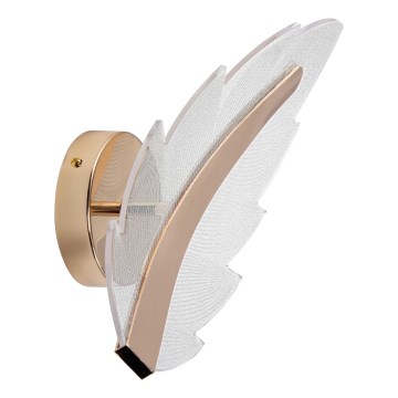 LED Zidna svjetiljka LED/12W/230V zlatna