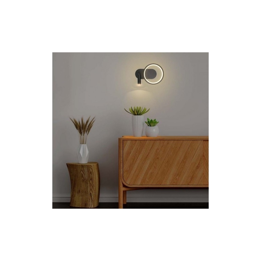 LED Zidna svjetiljka LED/14W/230V 4000K crna