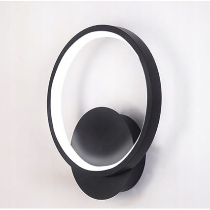 LED zidna svjetiljka LED/14W/230V crna