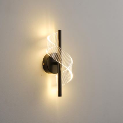 LED Zidna svjetiljka LED/8W/230V 3000K crna