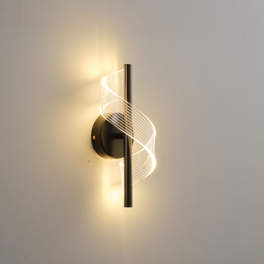 LED Zidna svjetiljka LED/8W/230V 3000K crna