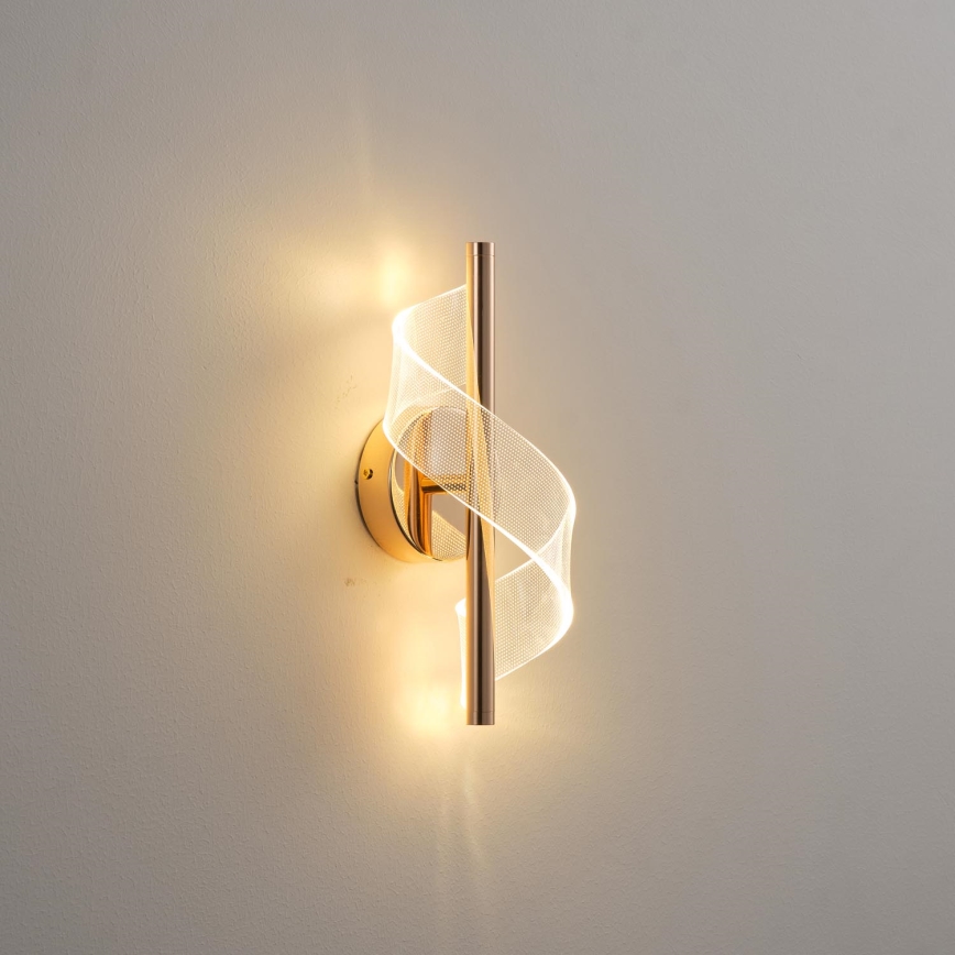 LED Zidna svjetiljka LED/8W/230V 3000K zlatna